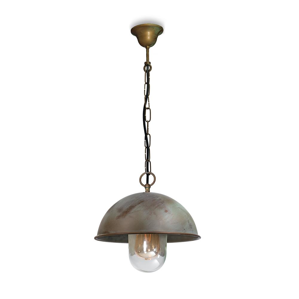 rustikalny antikovany mosadzny zavesny svietnik stredomorsky vintage starodavna obyvacia izba kuchyna kupelna terasa osvetlenie vodotesne ip chranene moretti luce interierovy dizajn zrejmy venkovsky dom renovacia lampy interierovy obchod.jpg